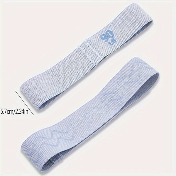 4pcs Yoga & Pilates Resistance Band Set – Elastic Stretch Bands For Hip Training, Fitness & Body Shaping – Durable Polyester Fabric Yoga Strap Yoga Mat Strap