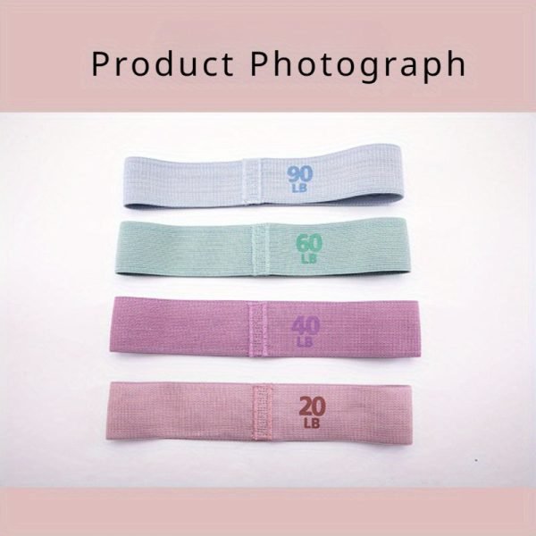 4pcs Yoga Resistance Tension Rope, Non-slip Elastic Bands, Suitable For Fitness, Body Stretching, Yoga Shaping, Strength Training