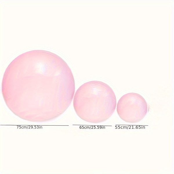 1pc PVC Exercise Yoga Ball – Thickened Anti-Burst Fitness Ball.