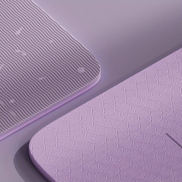 Ultra-Quiet Foldable Yoga Mat – Non-Slip, Shock-Absorbing Tpe For Home Workouts & Training