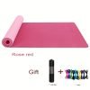 1pc Yoga Mats, Non-slip Fitness Sport Mat, Workout Equipment For Exercise, Skipping, Yoga, Pilates