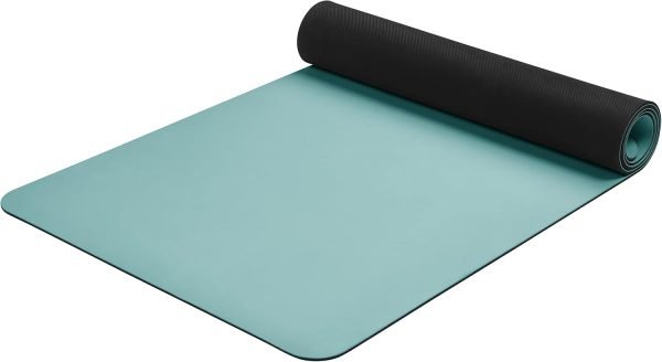5mm Yoga Mat – Fitness Mat for Women, Men & Children, Slip-Resistant and Moisture Absorbing Exercise Mat for Home, Pilates, Yoga and Floor Workouts