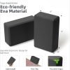 Yoga Blocks 2 Pack Meditation Pilates Accessories High Density EVA Cork and Stretching Non-Slip Lightweight Durable Bricks for Improving Poses and Balance,9″x6″x4″ Each,2 Colors Selected