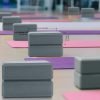 4 Pcs Yoga Blocks Soft EVA Foam Blocks Supportive Yoga Brick Non Slip Exercise Block Yoga Equipment for Pilates Exercise Workout Meditation Supplies, Grey, 9 x 6 x 3 Inches