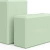 Yoga Block, Soft Non-Slip Surface Premium Foam Blocks, Supportive, Lightweight, Odor Resistant, Yoga Accessories for Pilates Meditation General Fitness Stretching Toning