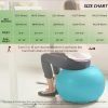 Yoga Ball Exercise Ball for Working Out, 5 Sizes Gym Ball, Birthing Ball for Pregnancy, Swiss Ball for Physical Therapy, Balance, Stability, Fitness, Office Ball Chair, Quick Pump Included
