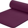 Yoga Mat 1/2″ Thick w/Nylon Strap for Men & Women – Non Slip Exercise Mat for Yoga, Pilates, Stretching, Floor & Fitness Workouts