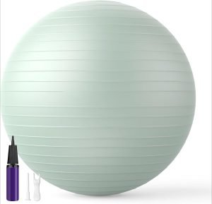 Extra Thick Exercise Ball Yoga Ball for Workout Pregnancy Stability,Anti-Burst and Slip Resistant Swiss Ball with Pump for Yoga, Pilates, Fitness,Birthing,Physical Therapy (Copy)