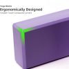 Yoga Blocks 2 Pack Meditation Pilates Accessories High Density EVA Cork and Stretching Non-Slip Lightweight Durable Bricks for Improving Poses and Balance,9″x6″x4″ Each,2 Colors Selected